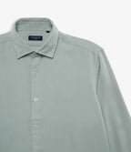 Camisa Hombre Tencel Manga Larga Verde Mark