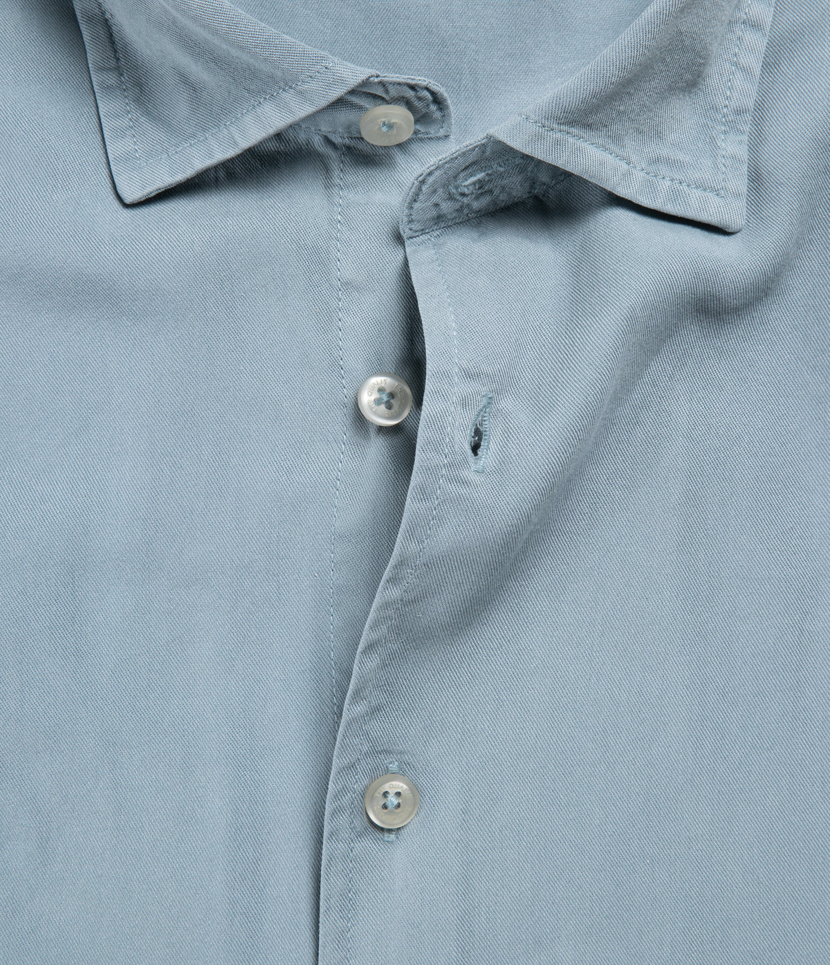 Camisa Hombre Tencel Manga Larga Celeste Mark