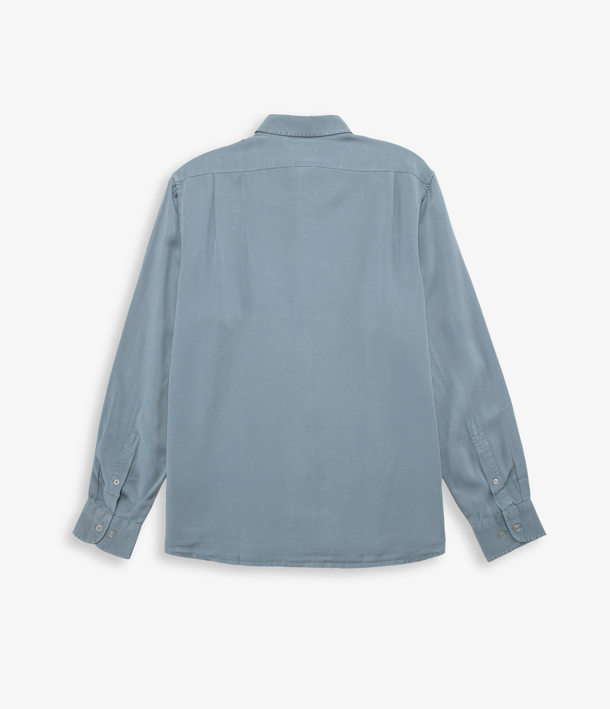 Camisa Hombre Tencel Manga Larga Celeste Mark