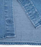 Camisa Hombre Lyocell Denim M/Corta Azul