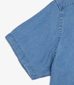 Camisa Hombre Lyocell Denim M/Corta Azul
