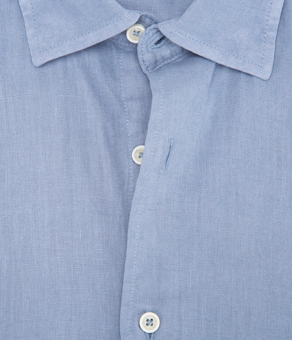 Camisa Hombre Tom M/Corta Celeste