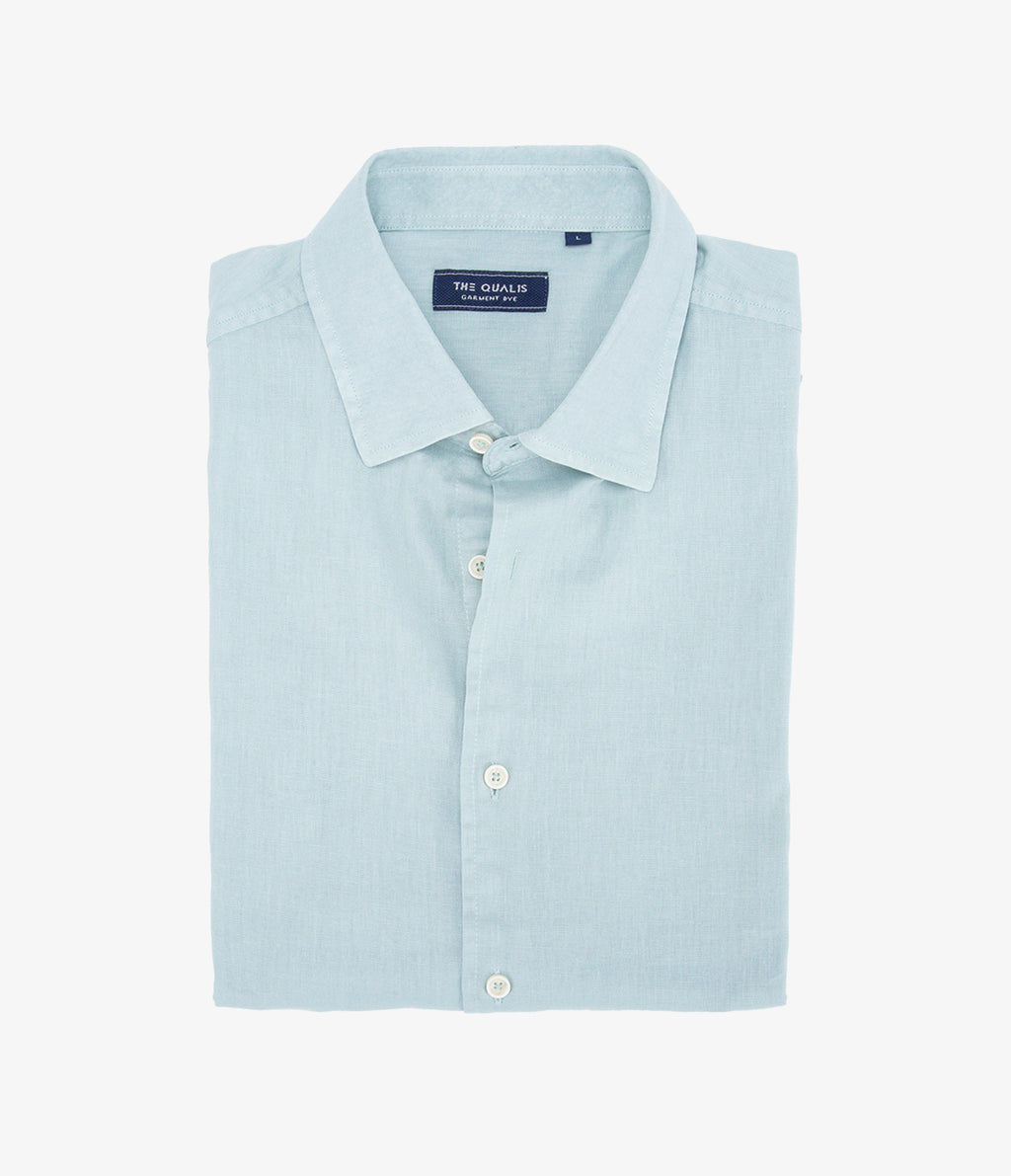 Camisa Hombre Tom  M/Corta Verde claro