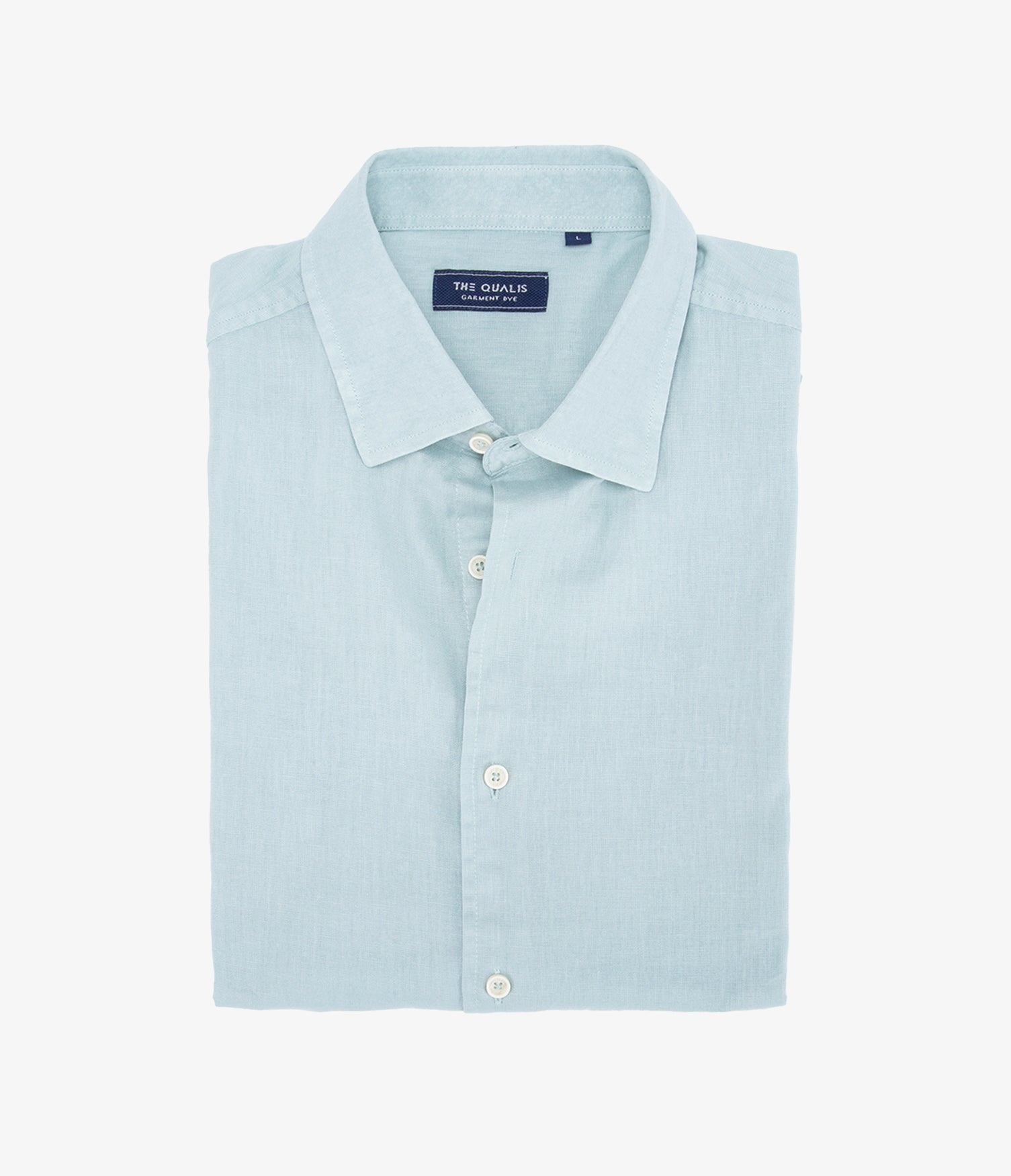 Camisa Hombre Tom  M/Corta Verde claro