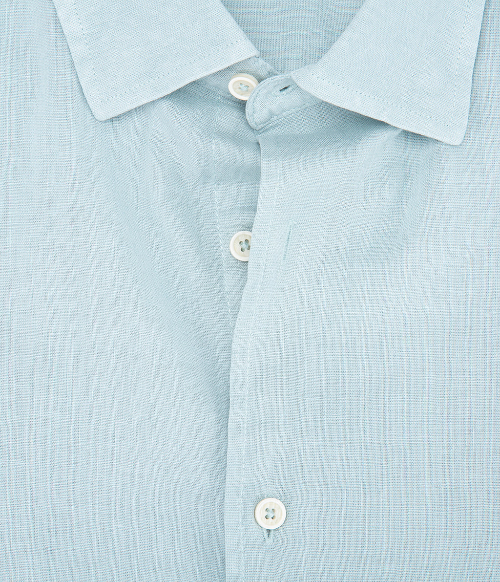 Camisa Hombre Tom  M/Corta Verde claro