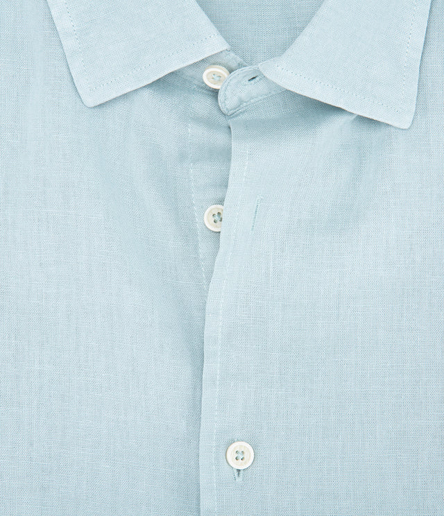 Camisa Hombre Tom  M/Corta Verde claro