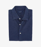 Camisa Hombre Tom  M/Corta Azul Oscuro