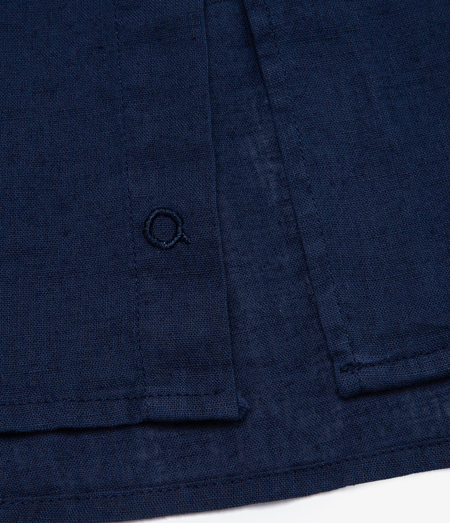 Camisa Hombre Tom  M/Corta Azul Oscuro