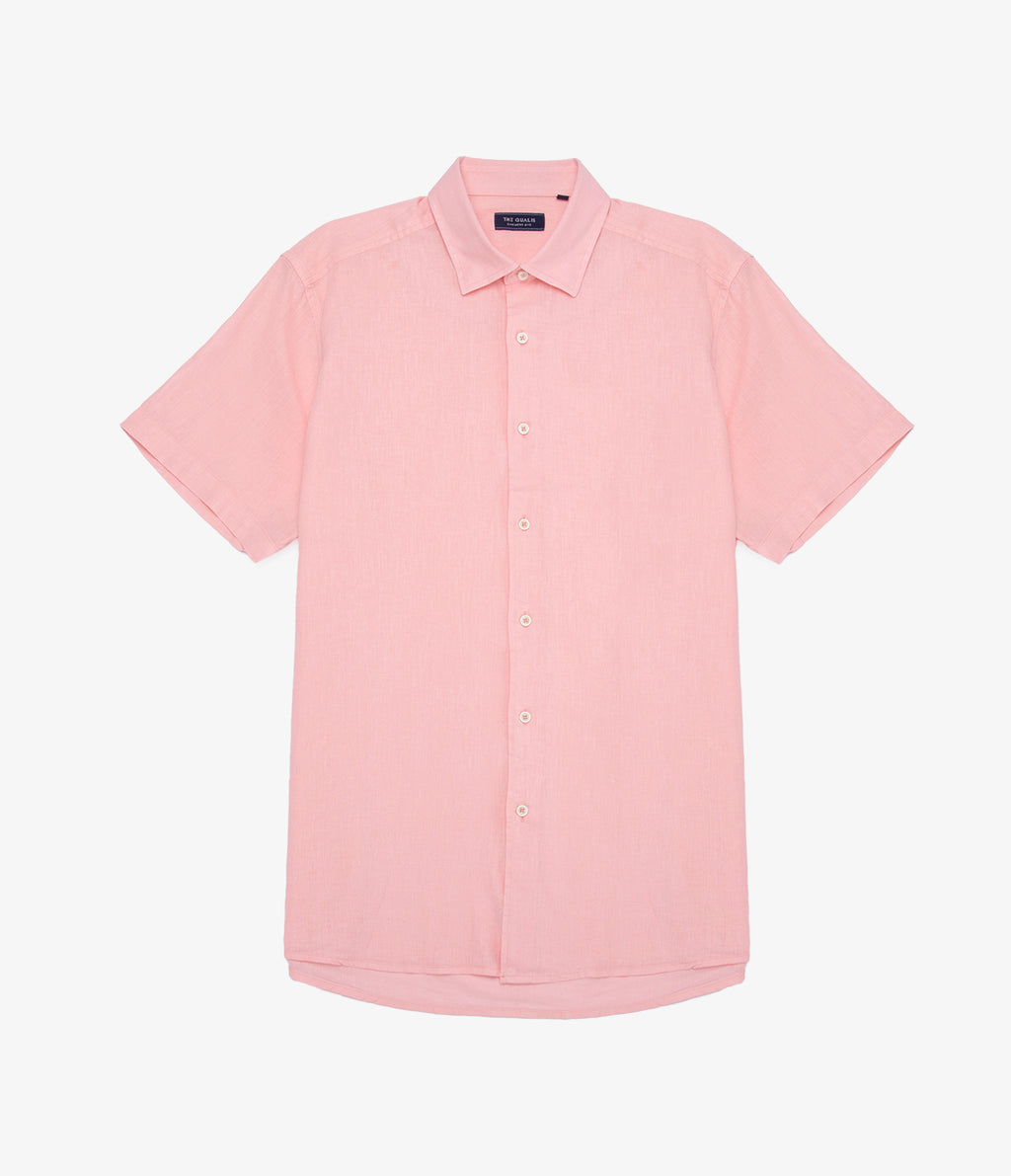 Camisa Hombre Tom  M/Corta Naranjo