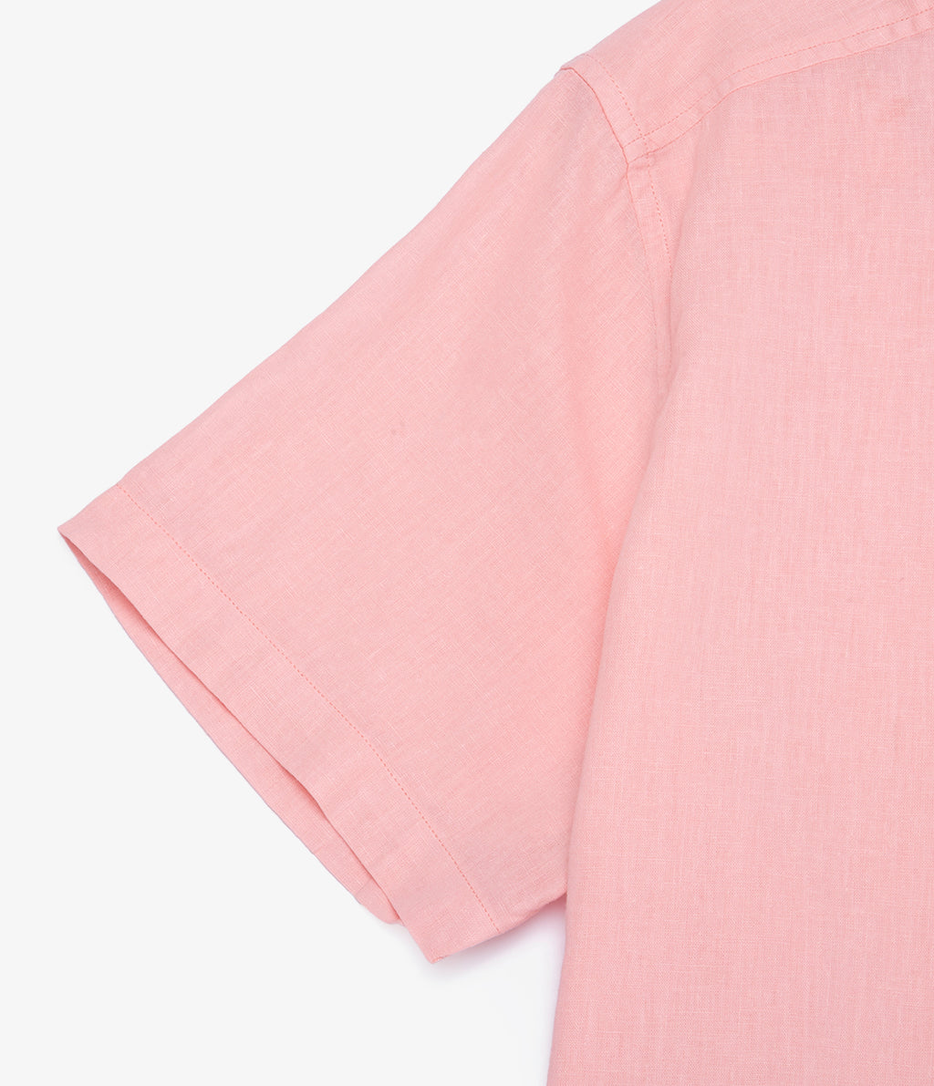Camisa Hombre Tom  M/Corta Naranjo