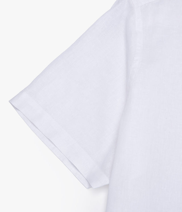 Camisa Hombre Tom M/Corta Blanco