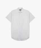 Camisa Hombre Tencell Manga Corta Gris Claro Leo