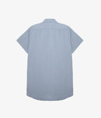 Camisa Hombre Tencell Manga Corta Celeste Leo