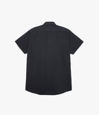 Camisa Hombre Tencell Manga Corta Gris Marengo Leo