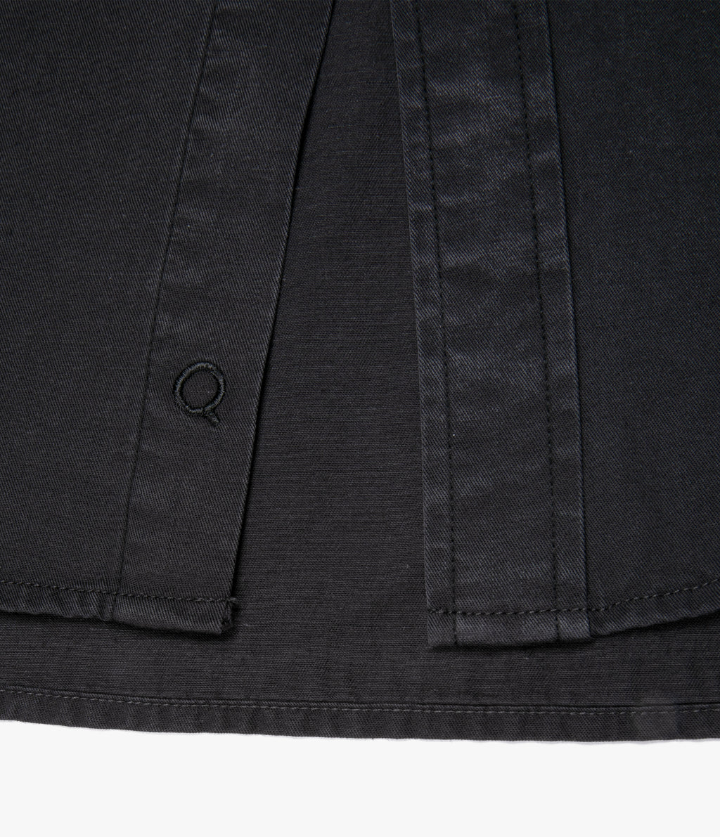 Camisa Hombre Tencell Manga Corta Gris Marengo Leo