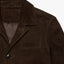 Chaqueta Hombre 100% Cuero Gamuza Café Matias