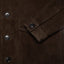 Chaqueta Hombre 100% Cuero Gamuza Café Matias