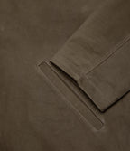 Chaqueta Hombre 100% Cuero Cuello Cotelé Paul