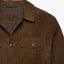 Chaqueta Hombre 100% Cuero Gamuza Jack Camel