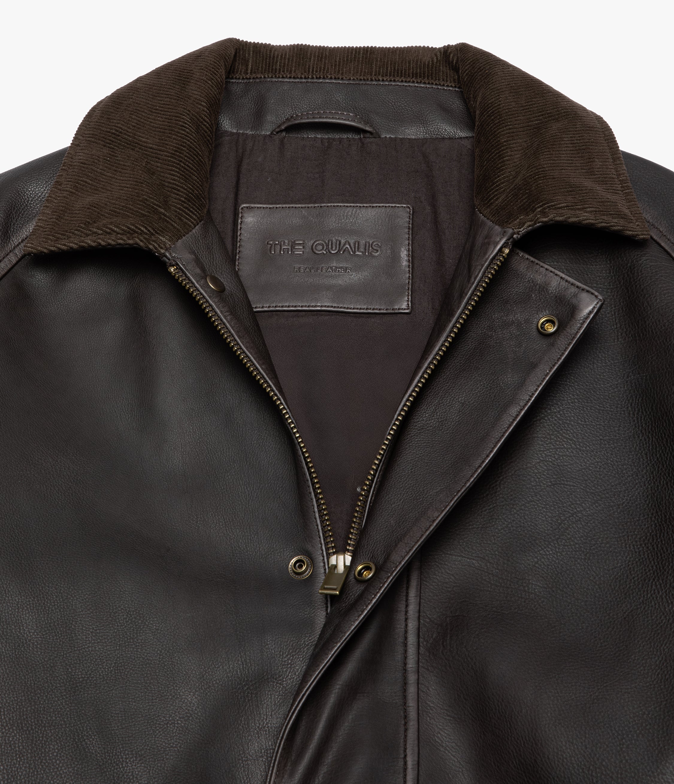 Chaqueta Mujer 100% Cuero Vintage Café