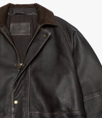 Chaqueta Mujer 100% Cuero Vintage Café