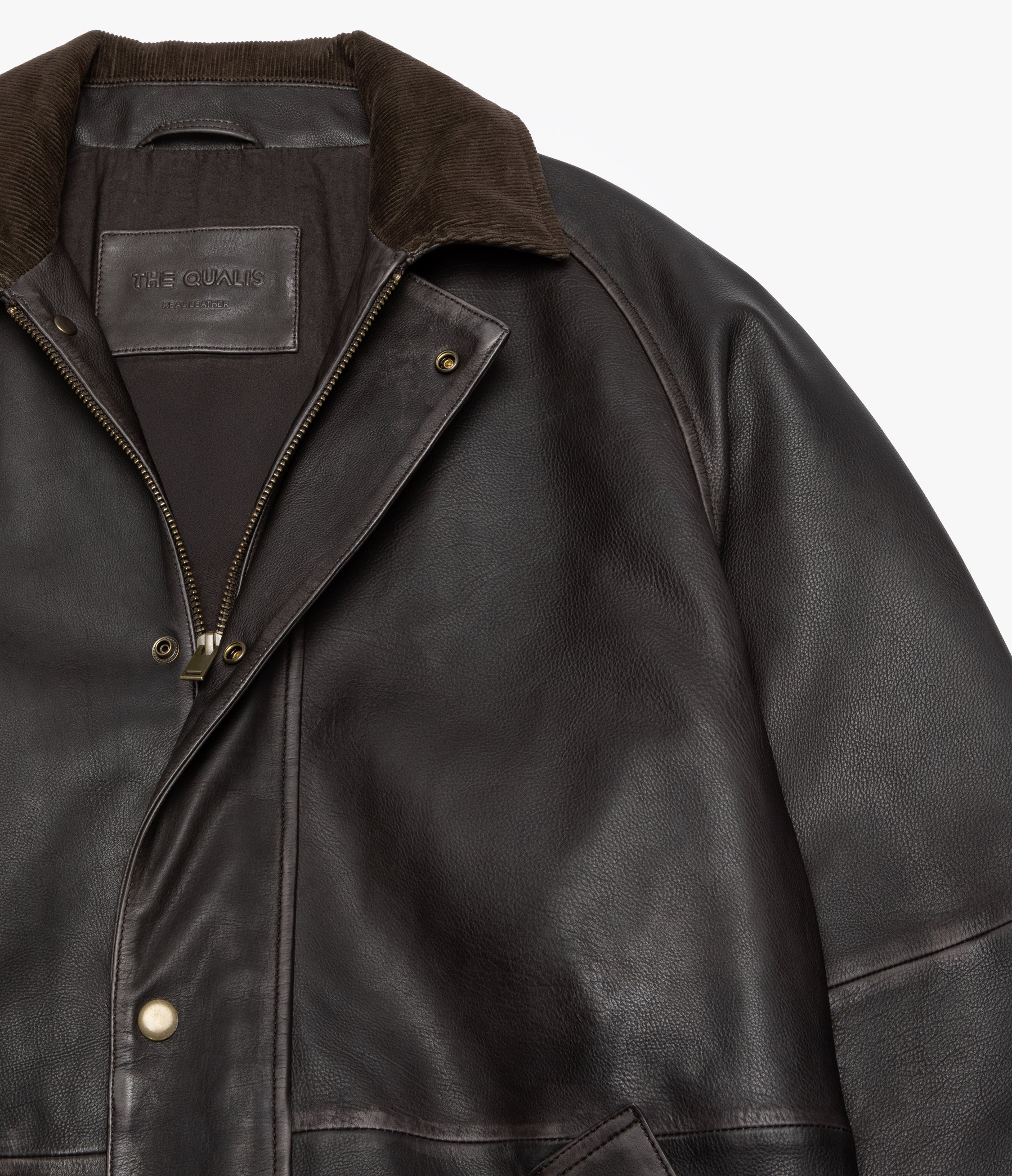 Chaqueta Mujer 100% Cuero Vintage Café