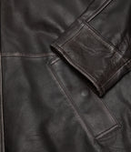 Chaqueta Mujer 100% Cuero Vintage Café