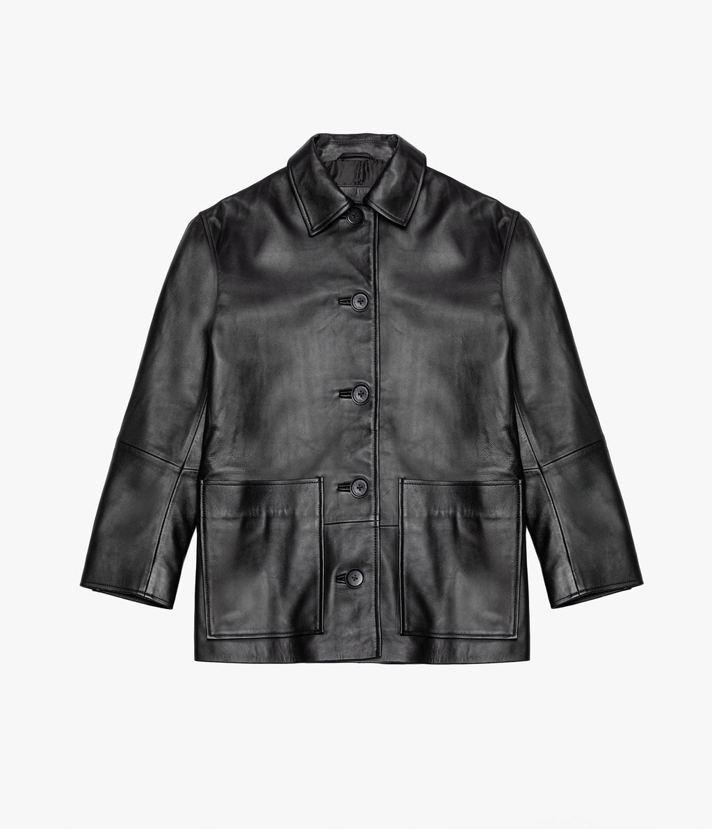 Chaqueta mujer 100% Cuero Juliet Negro