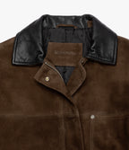 Chaqueta Mujer 100% Cuero Mara Café