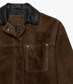 Chaqueta Mujer 100% Cuero Mara Café