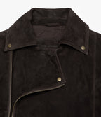Chaqueta Mujer 100% Cuero Oversize Café