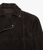 Chaqueta Mujer 100% Cuero Oversize Café