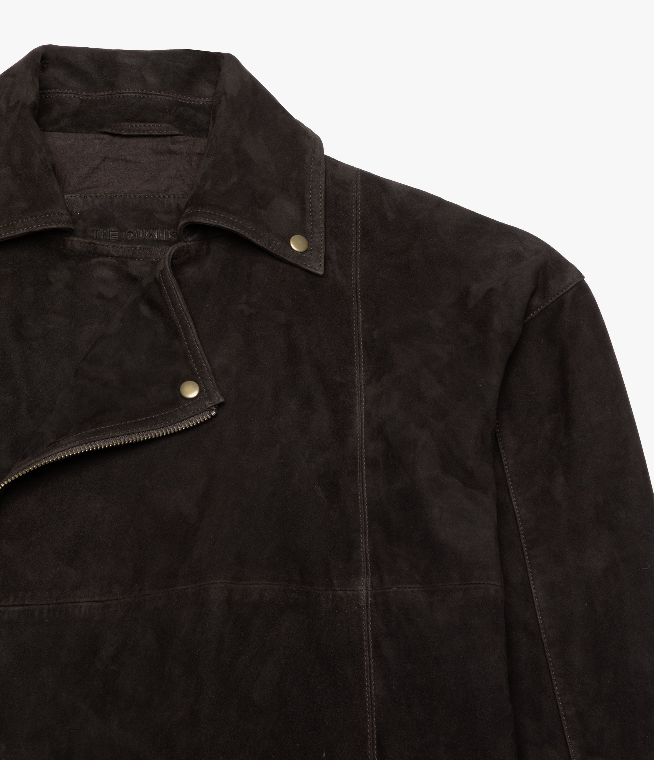 Chaqueta Mujer 100% Cuero Oversize Café