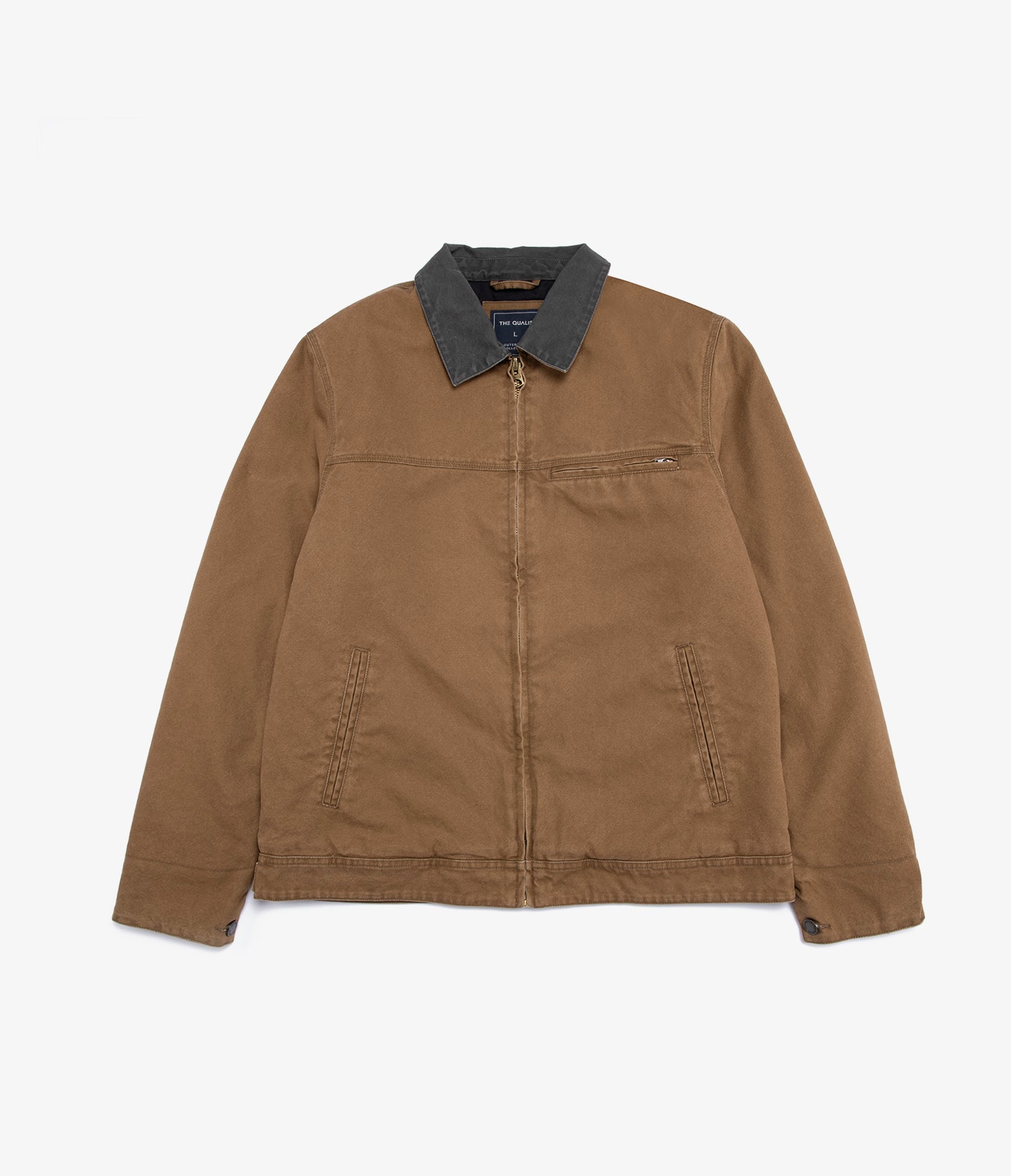 Chaqueta Hombre Canvas Café