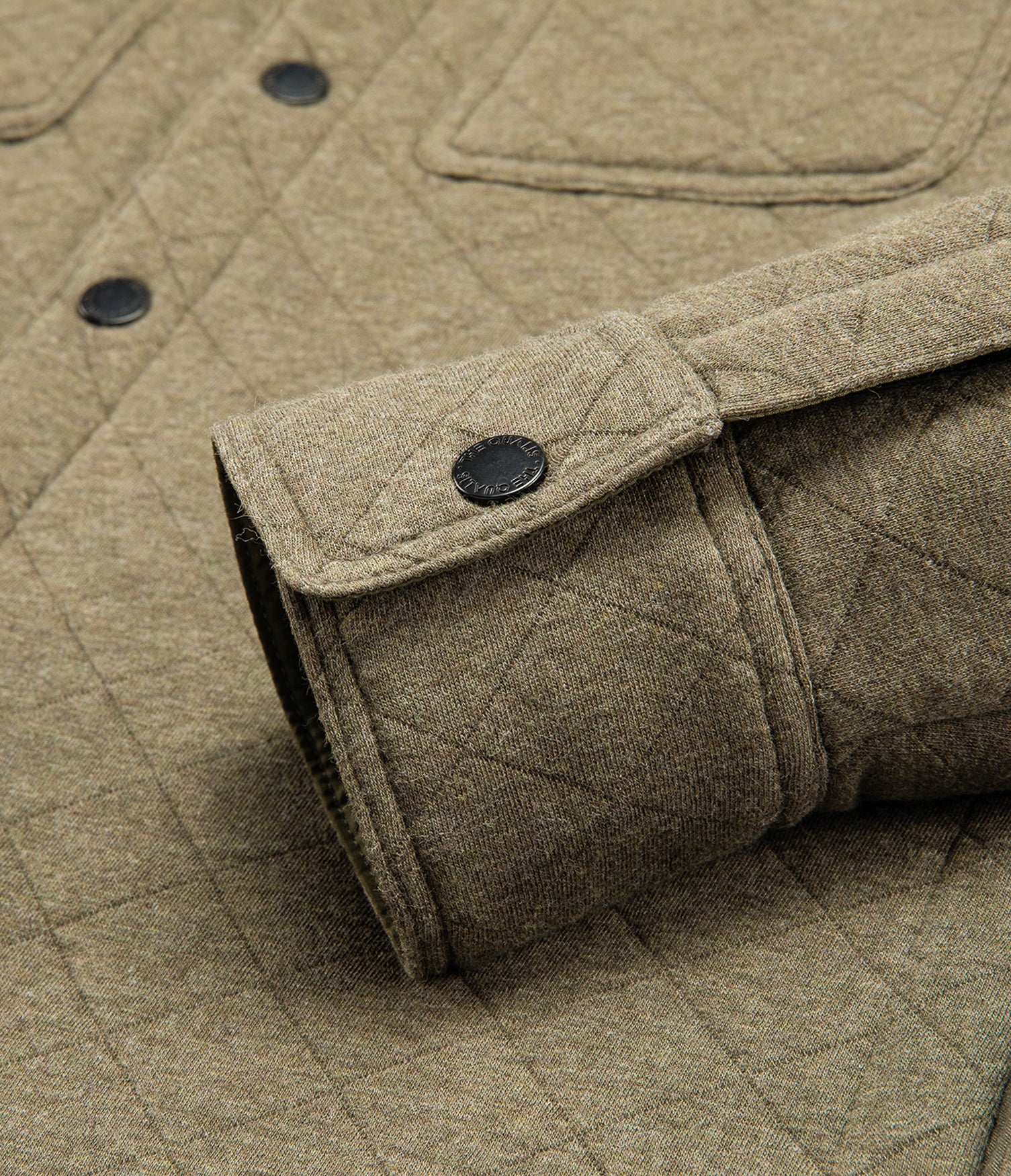 Chaqueta Hombre Quilted Shirt Verde