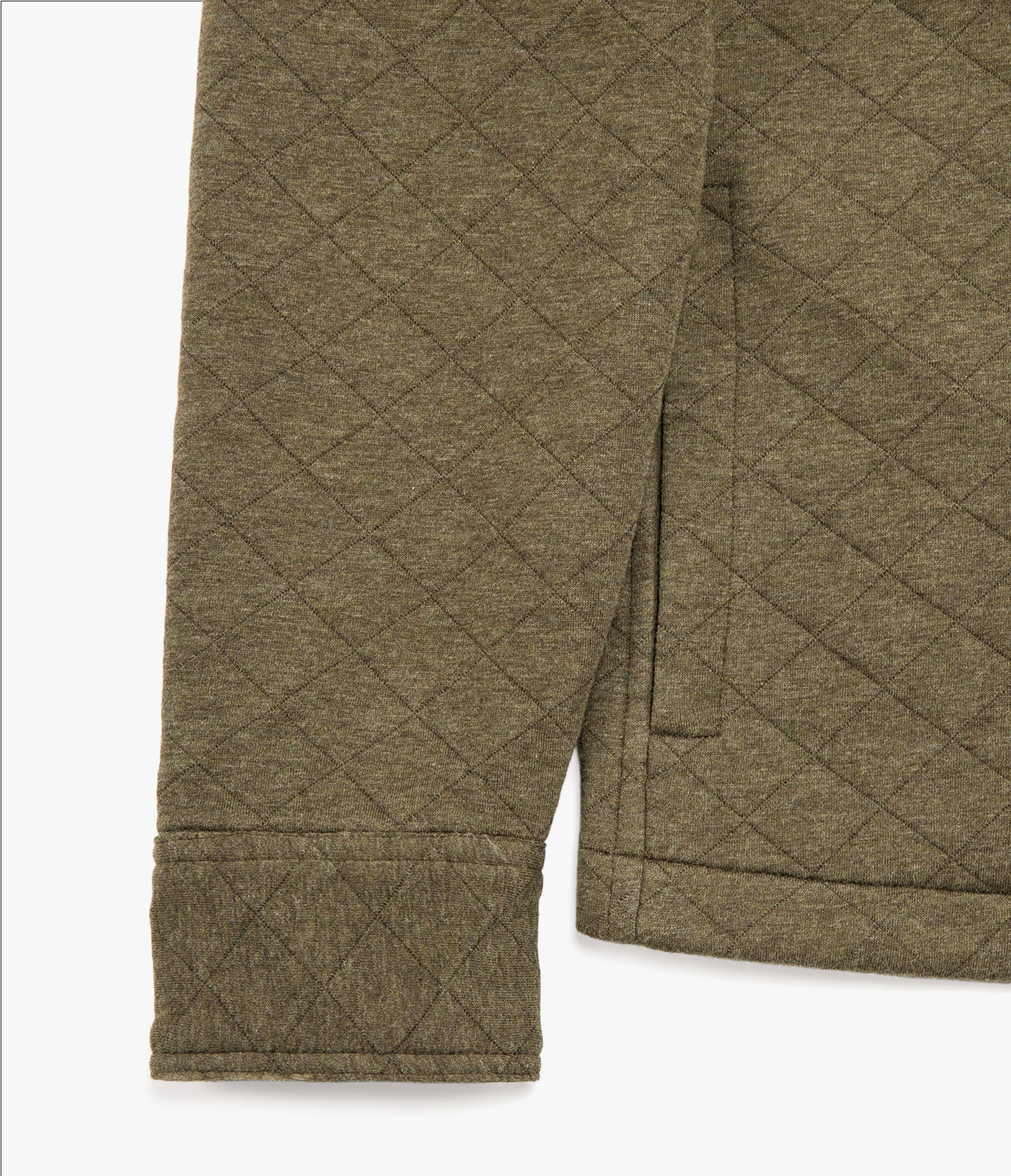 Chaqueta Hombre Quilted Shirt Verde
