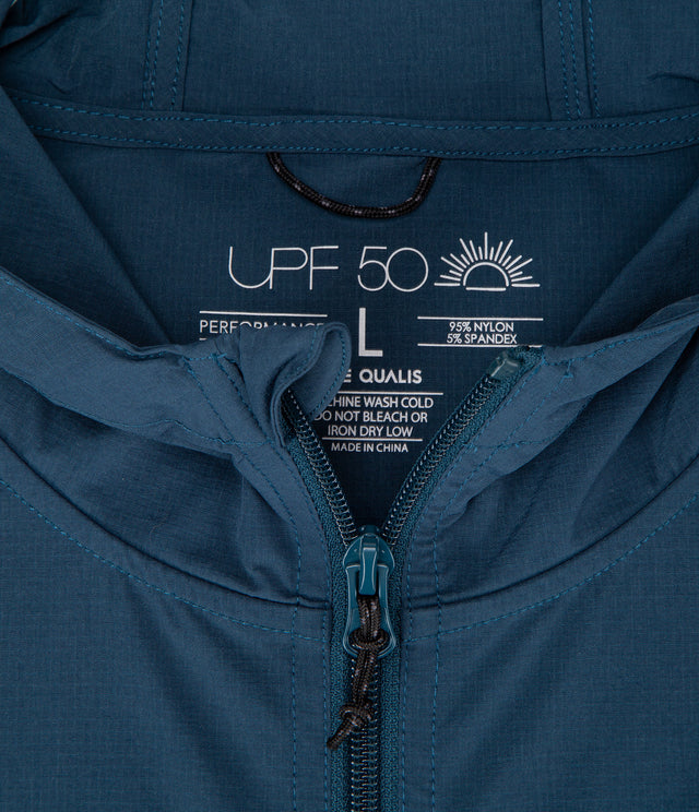 Cortaviento Hombre Dry-Fit Edge Azul Petróleo