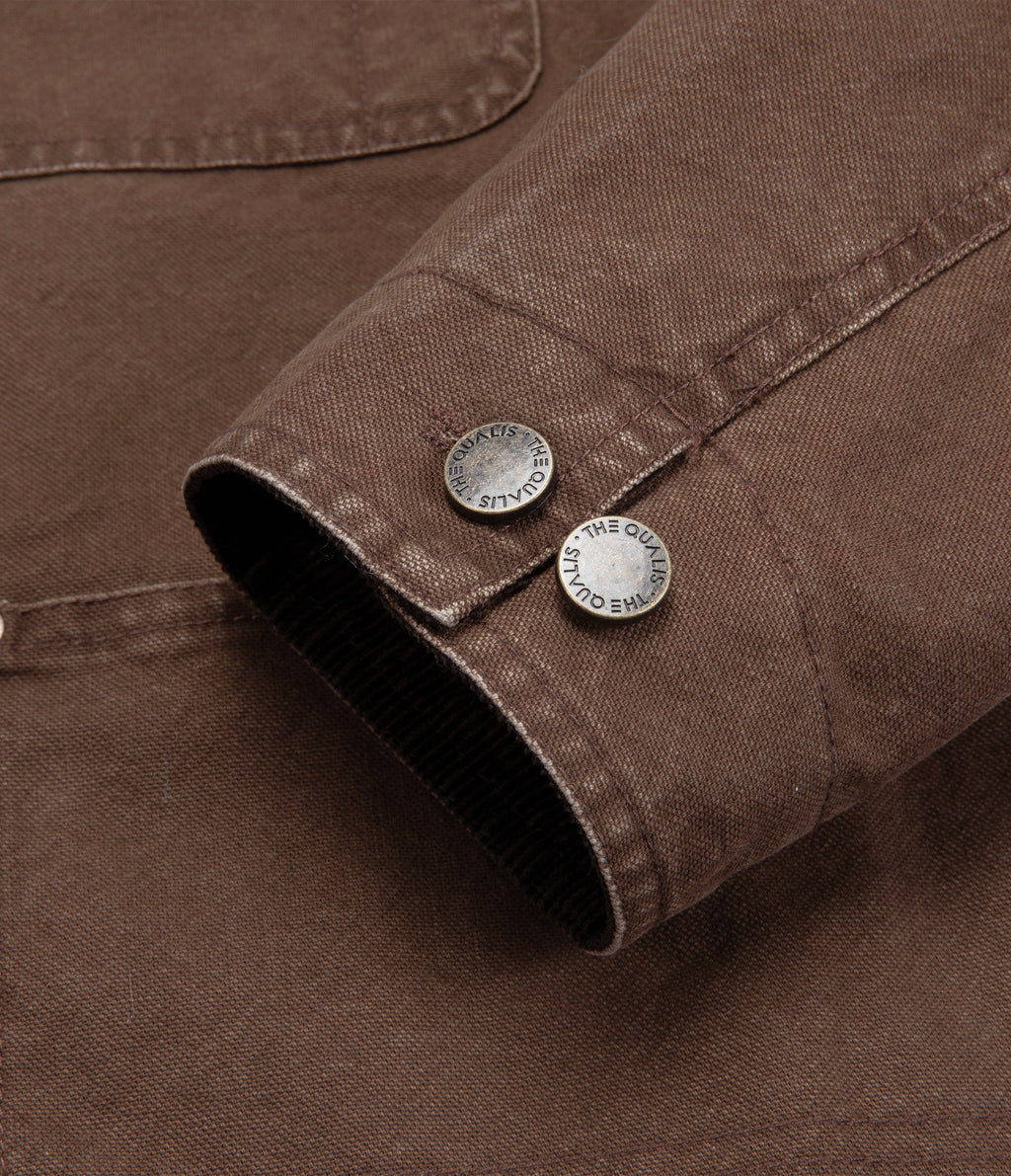 Chaqueta Hombre Canvas Café Scott