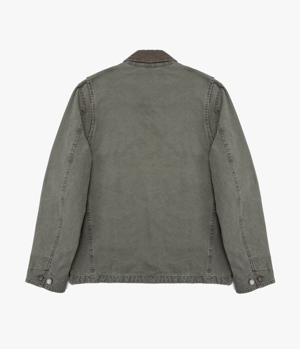 Chaqueta Hombre Canvas Verde Scott