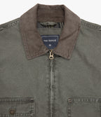 Chaqueta Hombre Canvas Verde Scott