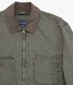 Chaqueta Hombre Canvas Verde Scott