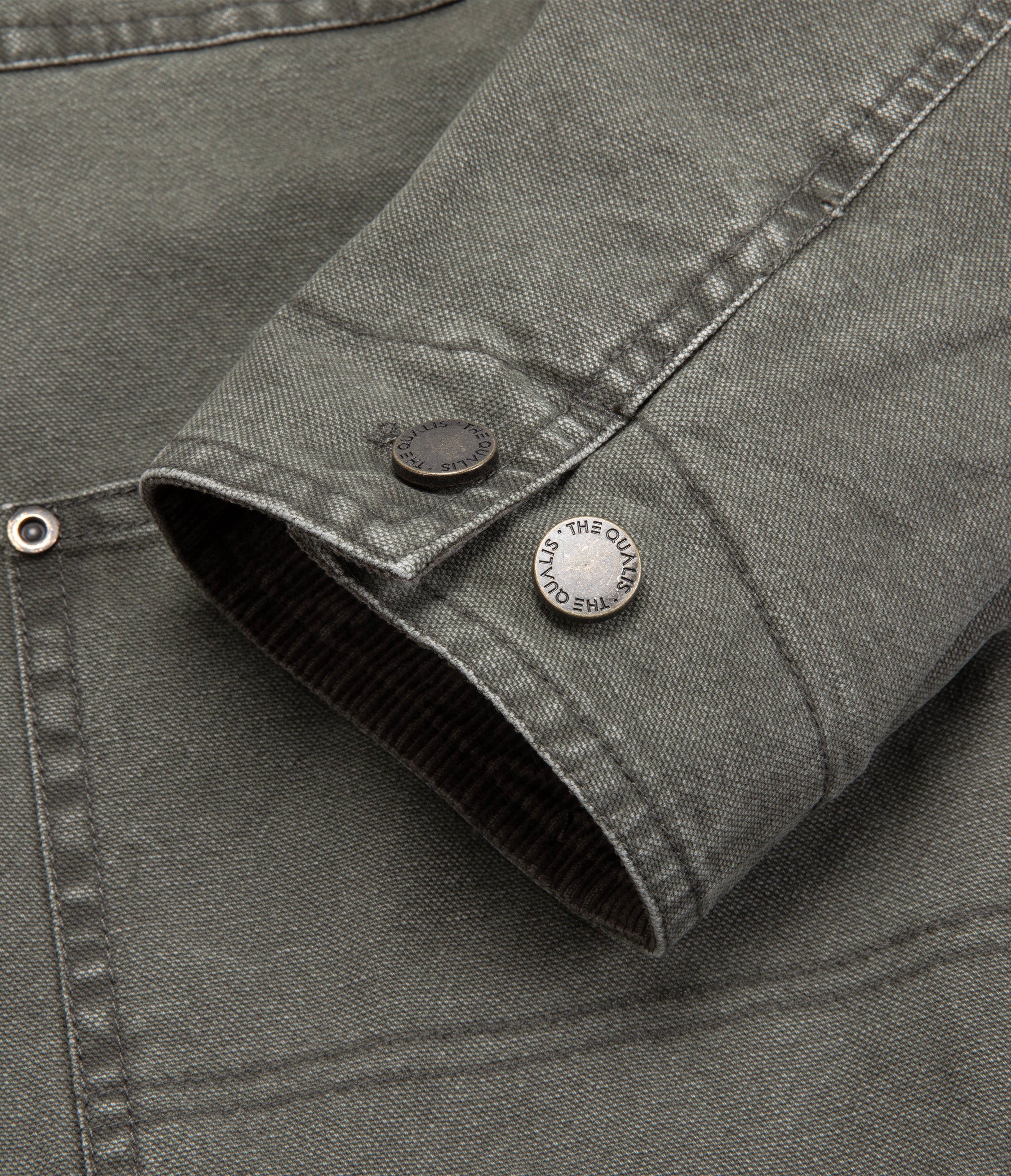 Chaqueta Hombre Canvas Verde Scott