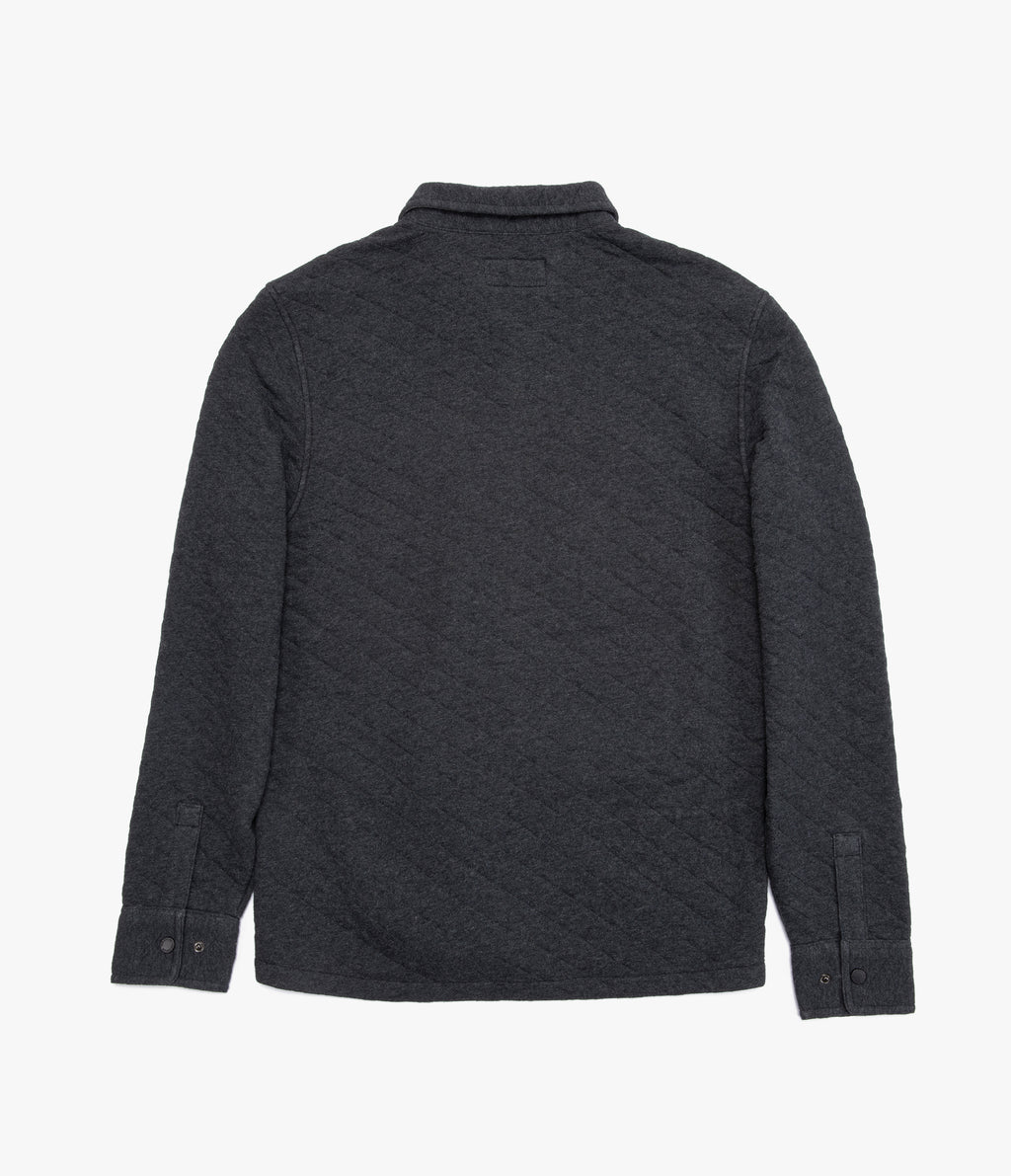 Chaqueta Hombre Quilted Shirt Gris Marengo