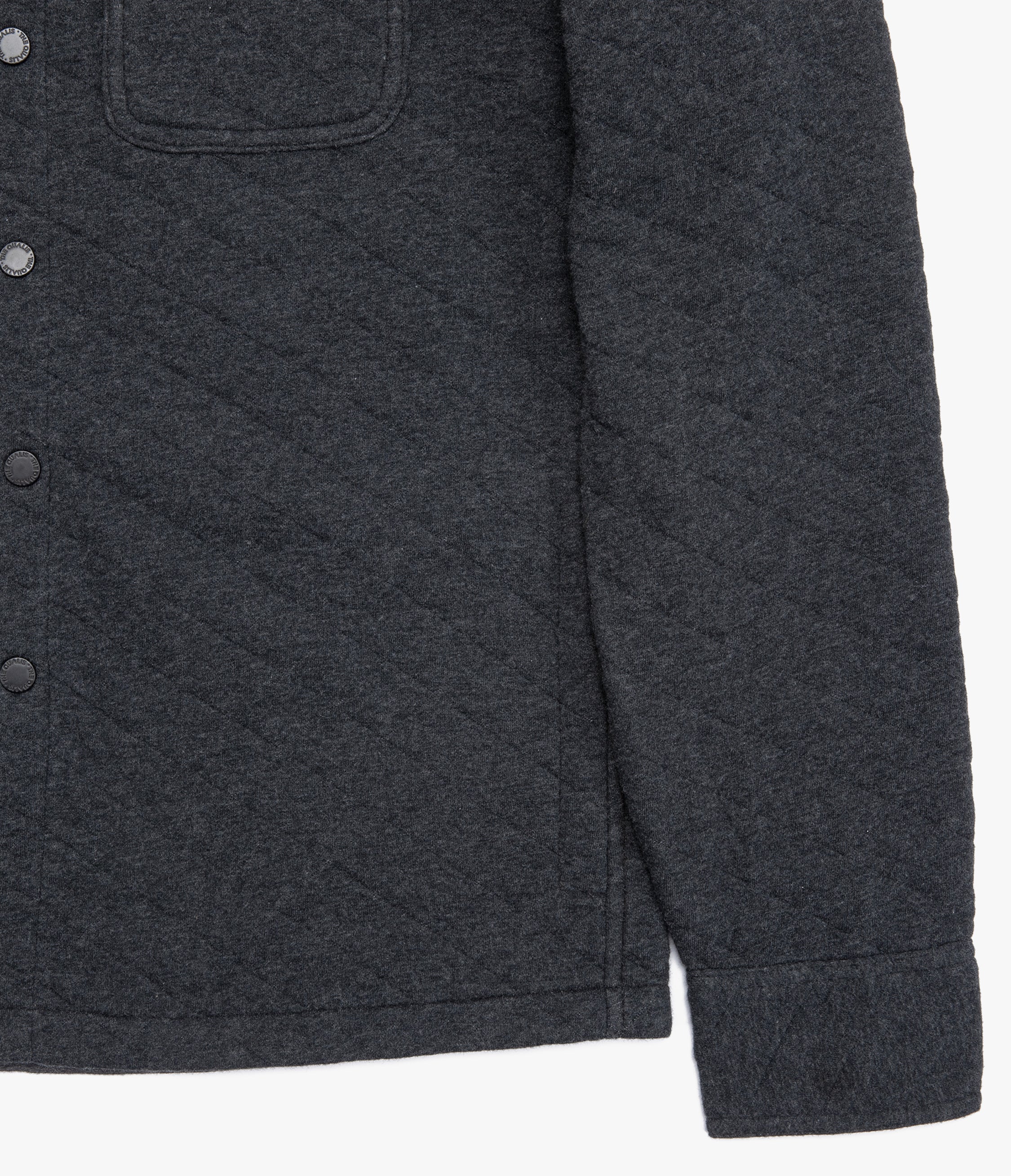 Chaqueta Hombre Quilted Shirt Gris Marengo