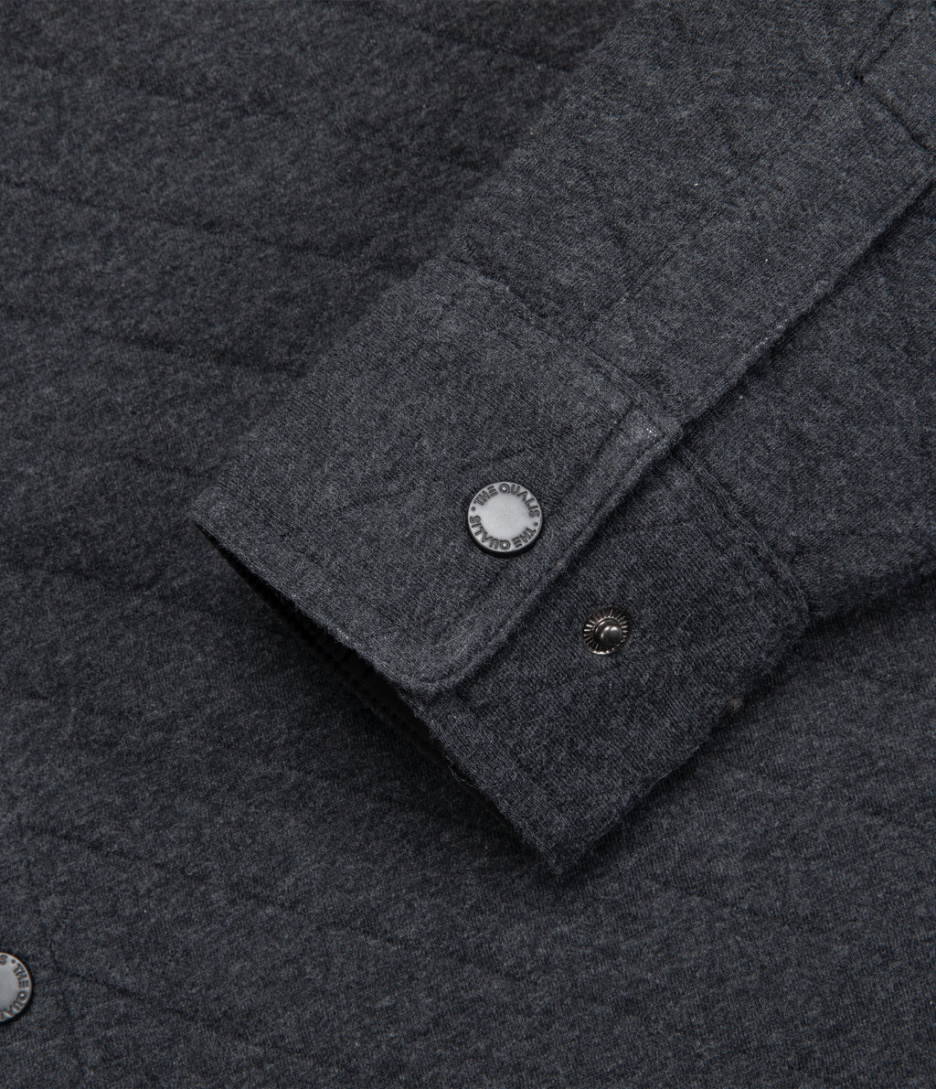 Chaqueta Hombre Quilted Shirt Gris Marengo
