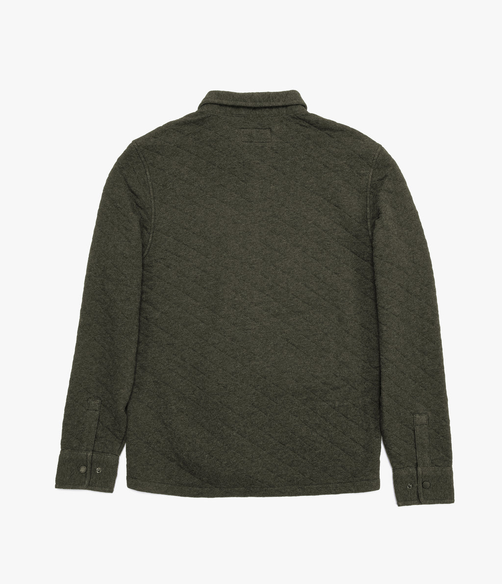 Chaqueta Hombre Quilted Shirt Verde