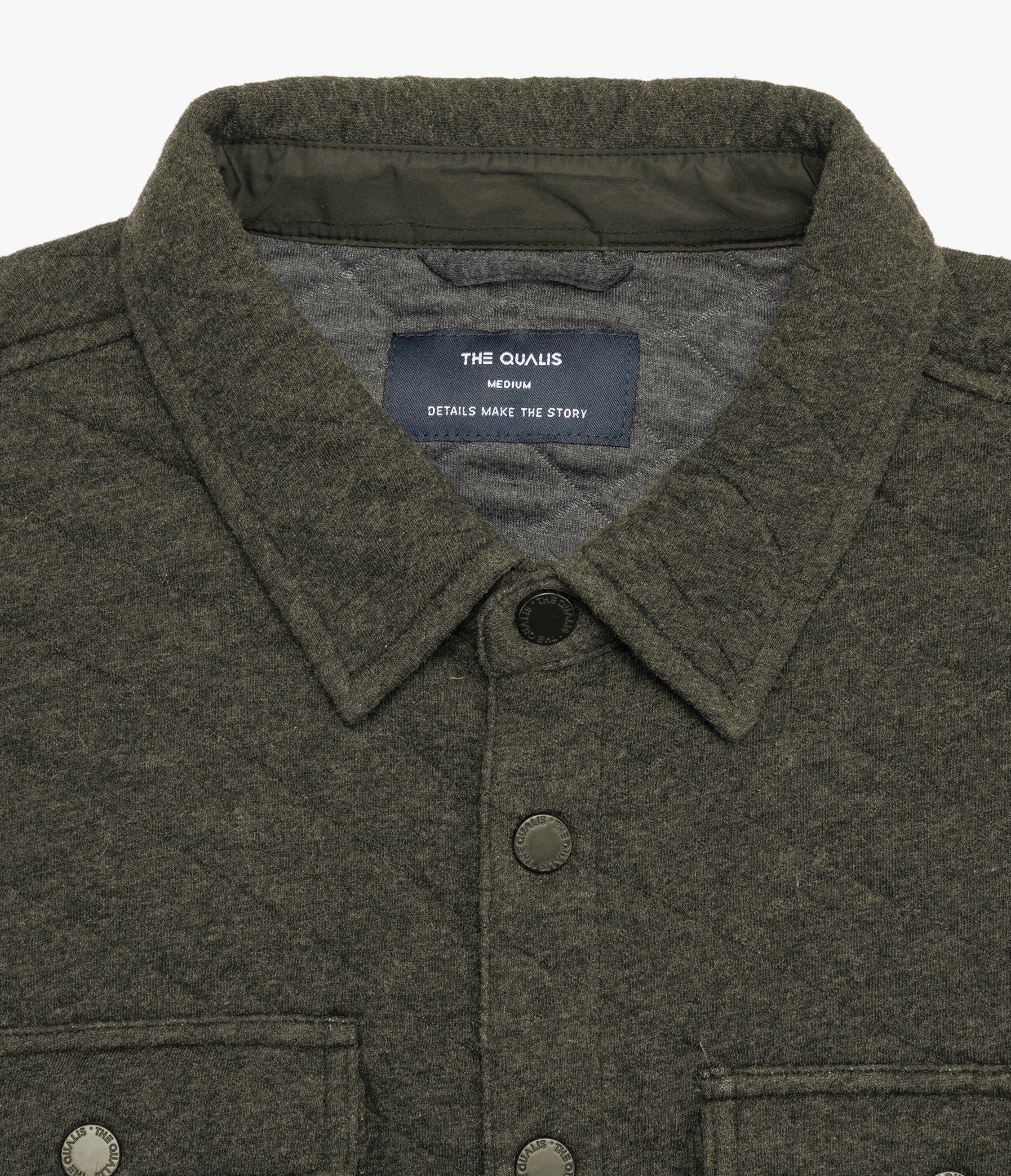 Chaqueta Hombre Quilted Shirt Verde
