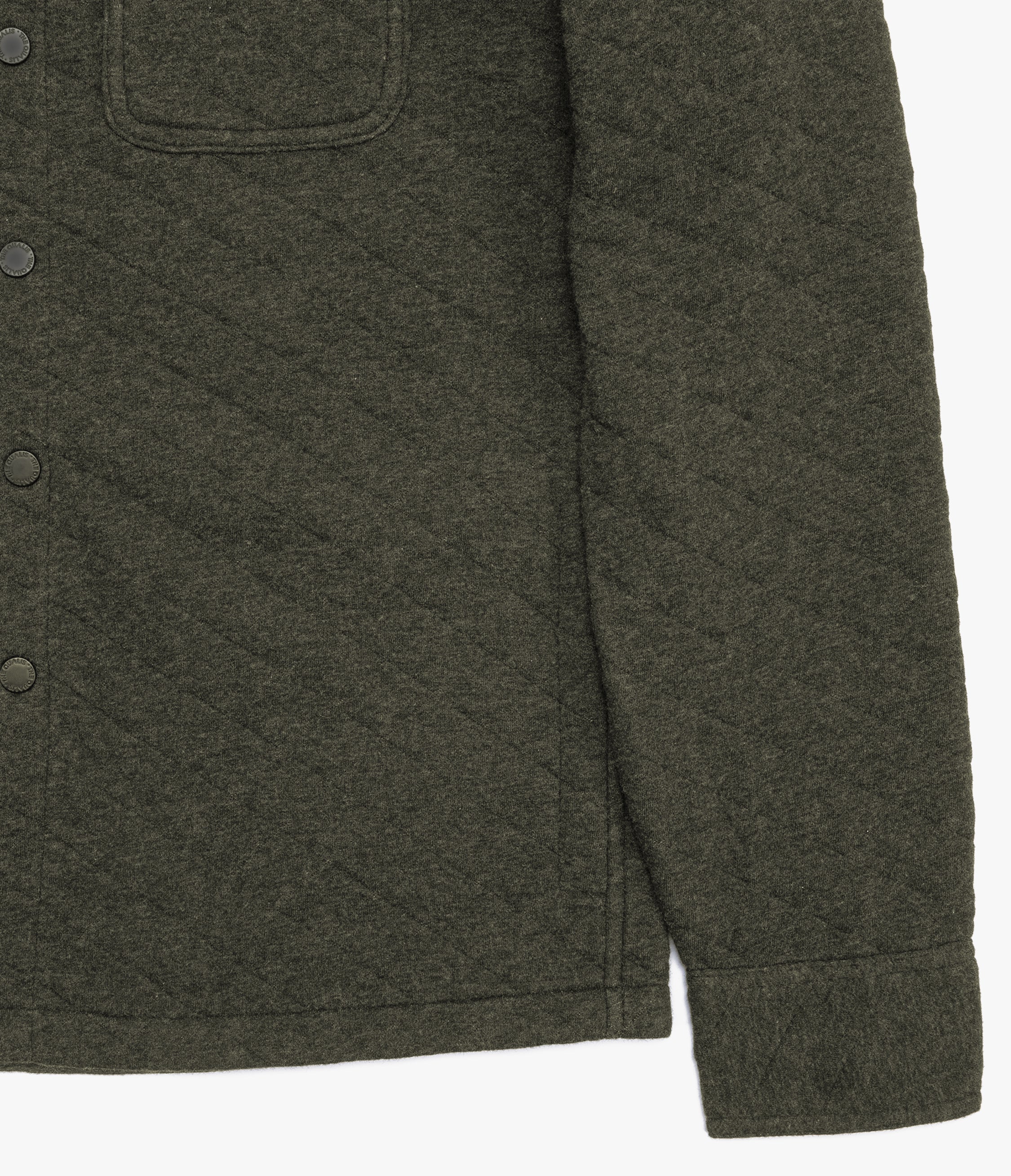 Chaqueta Hombre Quilted Shirt Verde