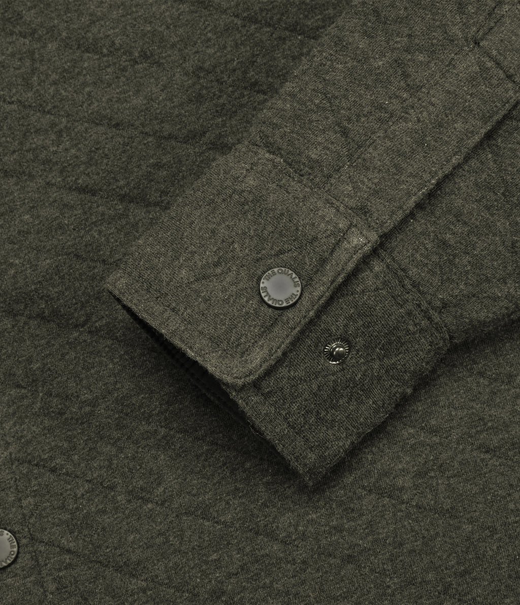 Chaqueta Hombre Quilted Shirt Verde