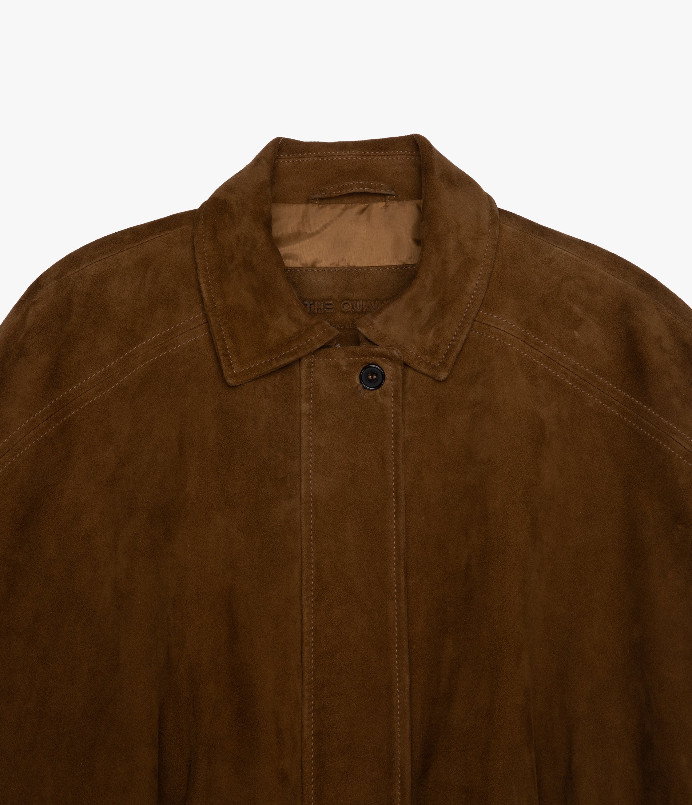 Chaqueta Mujer 100% Cuero Gamuza Bomber Beige